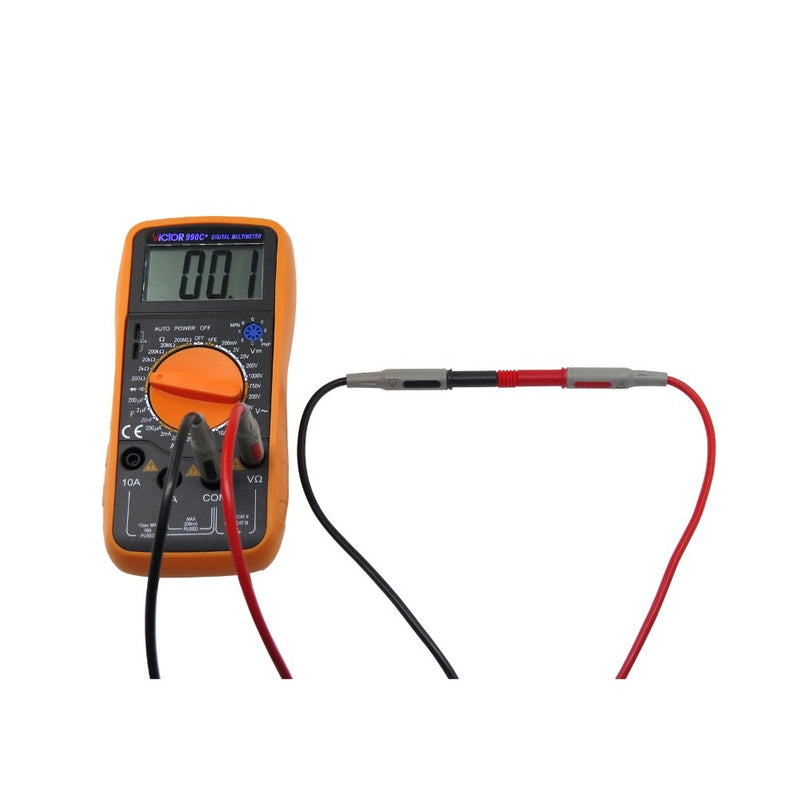 Cleqee P1032 Multimeter Test Cable Probe Injection Molded 4mm Banana Plug Test Line Straight to Curved Test Cable