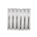 6pcs N35U Heated Bed 25*2mm Circular Magnet with Back Glue High Temperature Glue for 3D Printer
