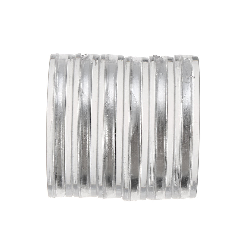 6pcs N35U Heated Bed 25*2mm Circular Magnet with Back Glue High Temperature Glue for 3D Printer