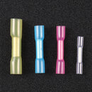 50Pcs Solder Seal Sleeve Heat Shrink Tube Butt Wire Connector Waterproof Terminal