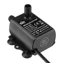 Machifit DC 5V 12V 6W Water Pump USB Female Plug Ultra-quiet Mini Brushless DC Water Pump