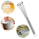 Stainless Steel Ball Whisk Egg Beater Hand Stirrer Mixer Cream Sauce Whipping
