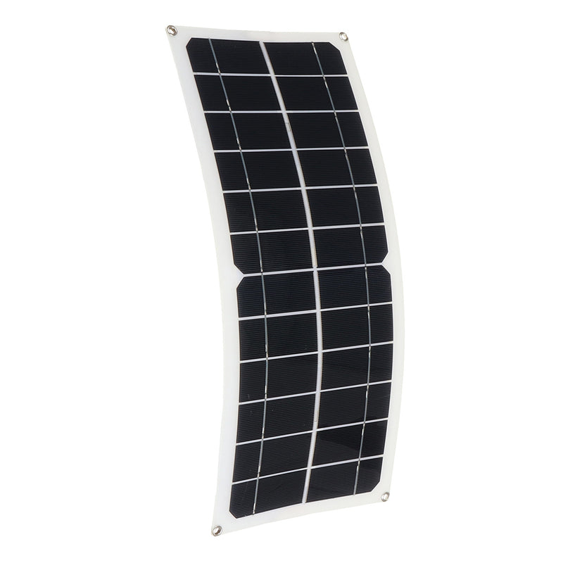 10W 12V/5V USB Solar Panel Power System Battery Charger Generator LED Light Bulb W/ 10A Controller