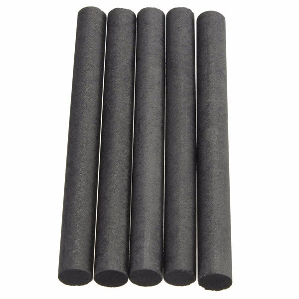 5pcs 10mm 99.99% Graphite Electrode Cylinder Rod Length 100mm