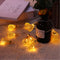 Battery Powered 1.4M 10LEDs Waterproof Iron Mesh Teardrop Fairy String Light for Christmas Patio