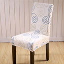 Honana WX-915 Elegant Flower Landscape Elastic Stretch Chair Seat Cover Dining Room Home Wedding Decor