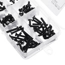 120Pcs M3 Carbon Steel DIN7991 Flat Head Screw Countersunk Hex Socket Cap Bolt for RC Model