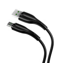 USAMS 4A Micro USB Quick Charging Data Cable For OPPO R15 R11s R11 Plus R9 R7 Redmi Redmi 6 Pro 7A- Black