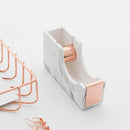 Miwoo MW0092/0710Q Marble Tape Cutter Tools Desktop Adhesive Tape Base Stationery for School Office Desktop Supplies