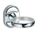 Stainless Steel Wall Mounted Soap Dispenser Holder Shampoo Bottle Frosted Glass