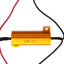 Pair T25 T20 1156 4014 66SMD LED Dual-Color Car Turn Lights Daytime Running DRL Lights Bulb Kit