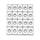 Machifit 20pcs M3 Steel Zinc Plated Tee Nuts for 2020 V-slot Aluminum Profiles Extrusions