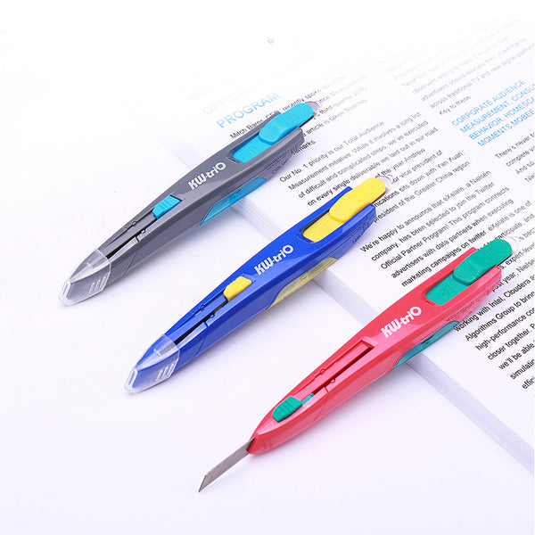 KW-triO 3590-2 Portable Creative Utility Cutter Staples Remover Automatic Closing Cutter Art Work Paper Leather Cloth Cutting tools