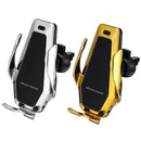 New Automatic Qi Wireless Car Charging Charger Mount Clamping Vent Phone Holder