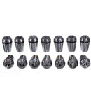 Machifit 14pcs ER20 Spring Collet Set 1/8-1/2 Inch Chuck Collet for CNC Milling Lathe Tool
