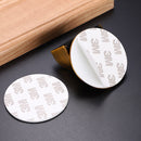 Solid Heavy Duty Zinc Alloy Magnetic Door Stopper Hidden Floor Mount Door Catch Free Punching Door Holder w/ 3M Sticker