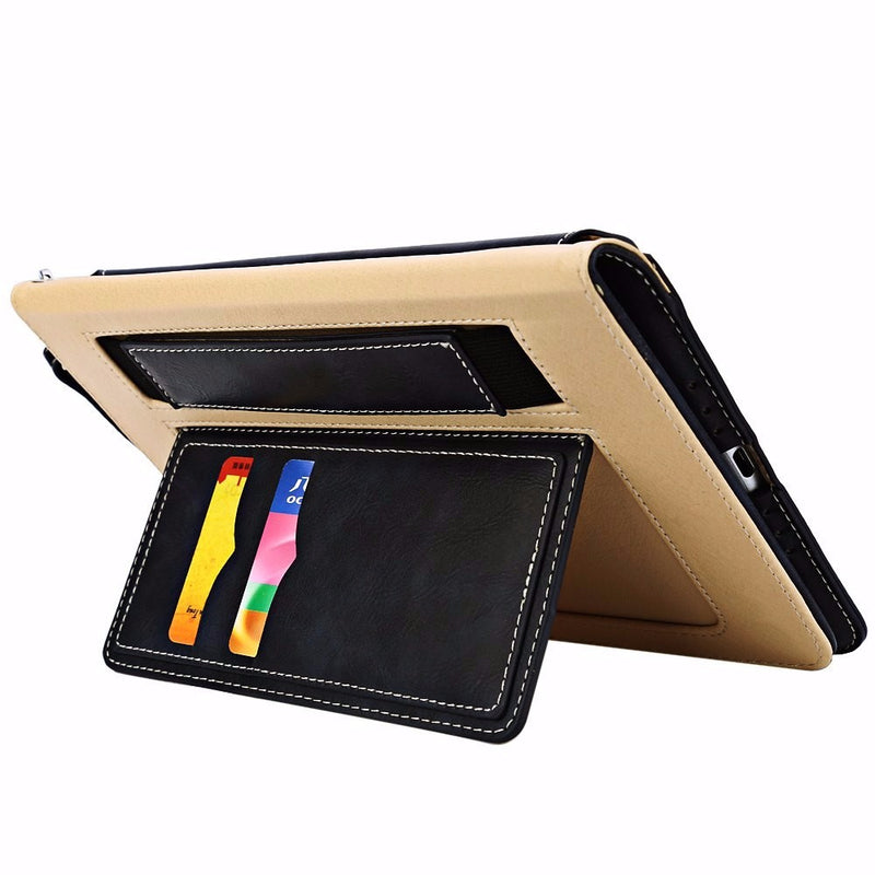 Multifunctional Card Slot Lanyard Leather Case For iPad Mini 4