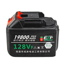 3 In 1 128V 19800mAH Brushless Electric Wrench Power Drill Electric Screwdriver 240-520NM Adjustable Stepless Speed Regulation