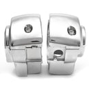 Chrome Switch Housing Cover Caps for Harley 883 XL1200 Road King/Electra Glide