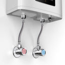 Diiib G1/2'' Brass Brushed/Electroplate Turn Angle Valve Hot Cold Water Filling Valve Inlet Valve Fittings for Kitchen Toilet from Xiaomi Youpin