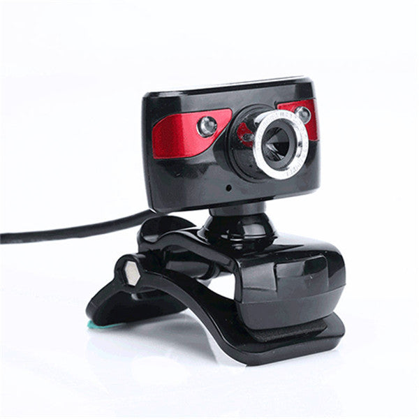 A886 360 Rotating 12.0M Pixels HD 2 LED lights Webcams for PC Laptop