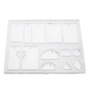 83Pcs DIY Silicone Molds Making Jewelry Pendant Resin Casting Mould Tool W/ Bag