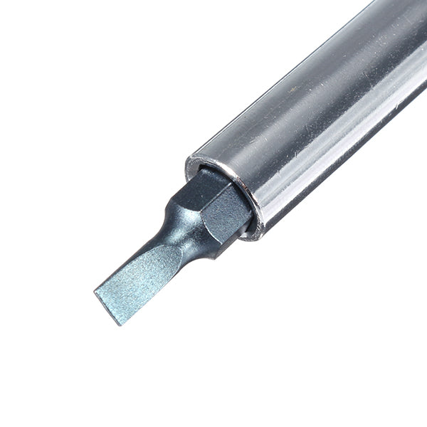 BROPPE 17pcs 1/4 Hex Shank Screwdriver Bits Set Hex Phillips Slotted Screwdriver Bits with Holder