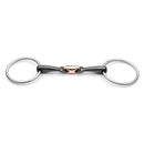 Equestrian Loose Ring Horse Snaffle Bit D Ring Stainless Steel Copper Roller
