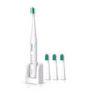 LANSUNG SN901 Ultrasonic Electric Toothbrush W/4 Pcs Replacement Heads Electronic Tooth Brush