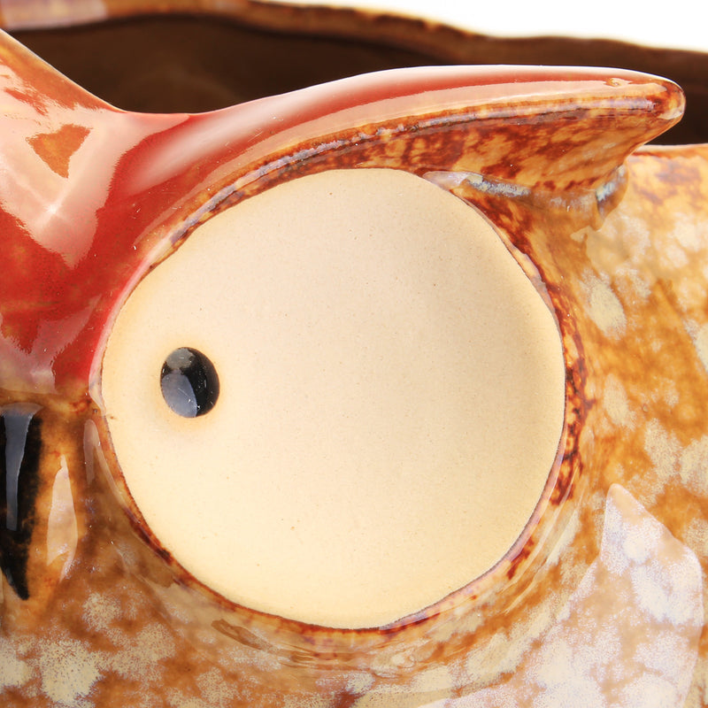 Garden Home Flower Pot Owl Ceramic Crafts Decoration Planter 4.7 Inch Succulent Plants Pot