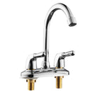 360 Rotation Kitchen Faucet Cold and Hot Water Mixer Tap Double Handle Basin Faucet Double Hole Water Faucet
