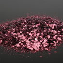 Dark Purple Nail Art Glitter Powder Sheet 1mm Sequins Sparkly Colorful Iridescent Acrylic Tips 10ml