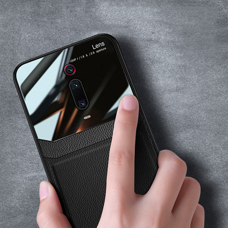 Bakeey Luxury Business PU Leather Mirror Glass Shockproof Protective Case for Xiaomi Mi9T / Xiaomi Mi 9T pro / Xiaomi Redmi K20 / Redmi K20 PRO