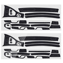 RHD Carbon Fiber Vinyl Film Interior Sticker Vinyl For BMW 3 Series E90 E92 E93 2005-2013