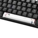 Five-sided Dyesub PBT Plum Blossom Delphinium Space Bar 6.25u Novelty Keycap