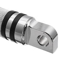 Motorcycle Silver Aluminum Foot Pegs Footrests For Harley Touring Sportster Softail Dyna Bobber