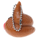 Pop Out Tongues Novelties Toys Fun Poo Emoji Emoticon Toy Keychain Little Tricky Prank