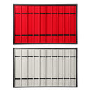 10 Slots Red/Grey Watch Display Tray Bracelet Necklace Jewelry Display Stand