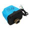 TMOK 1/2" 3/4" 1" Blue Shell 3 Way Motorized Electric Brass T Ball Valve 3 Wire AC 220V Full Port