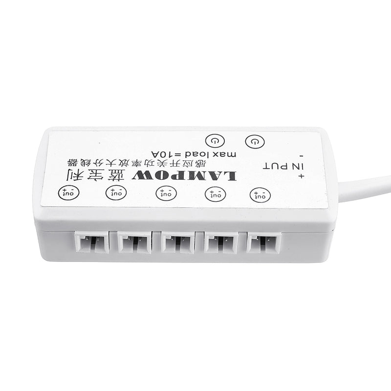 Lampow LP-5815 DC5-24V Inductive Switch Power Amplification Splitter (1 to 5)