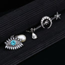Brooch Alloy Scarf Clip Pin Women Jewelry Allah Evil Eye Islam 43.5 cm