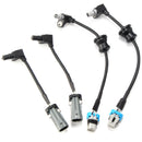 4pcs Front Rear ABS Wheel Speed Sensor For 2005 2006 Chevrolet Equinox 3.4L