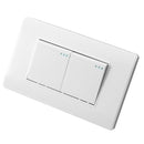AC 110-250V Durable 118Type Brazil Chile Standard 1/2 Gang Wall Switch Ivory White Light Switch
