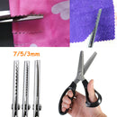 3MM 5MM 7MM Pinking Shears Arc-gear Scissors Sewing Craft Upholstery Tailor Zig Zag Tool
