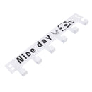 Carbon Steel Door Hook Organizer Rack Hanger Clothes Coat Towel Storage Holder