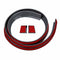 4.9ft Universal Carbon Fiber Car Rear Roof Trunk Spoiler Wing Lip Sticker