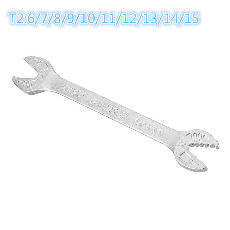 Raitool 10 In 1 Multifunctional Ratchet Wrench Spanner Universal Spanner Wrench Mechanism Works