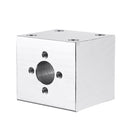 T8 Nut Aluminum Alloy Silver Housing Bracket with 2Pcs Screws for 3D Pritner Lead Screw