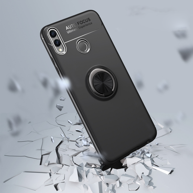 Bakeey 360 Rotating Ring Holder Magnetic Adsorption Shockproof Protective Case for Samsung Galaxy A40 2019