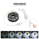5M DC5V USB Waterproof 2835 LED Strip Light with Touch Dimmer Switch for TV Computer Camping Decor